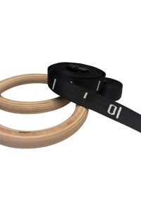 Wrange koka vingrošanas gredzeni