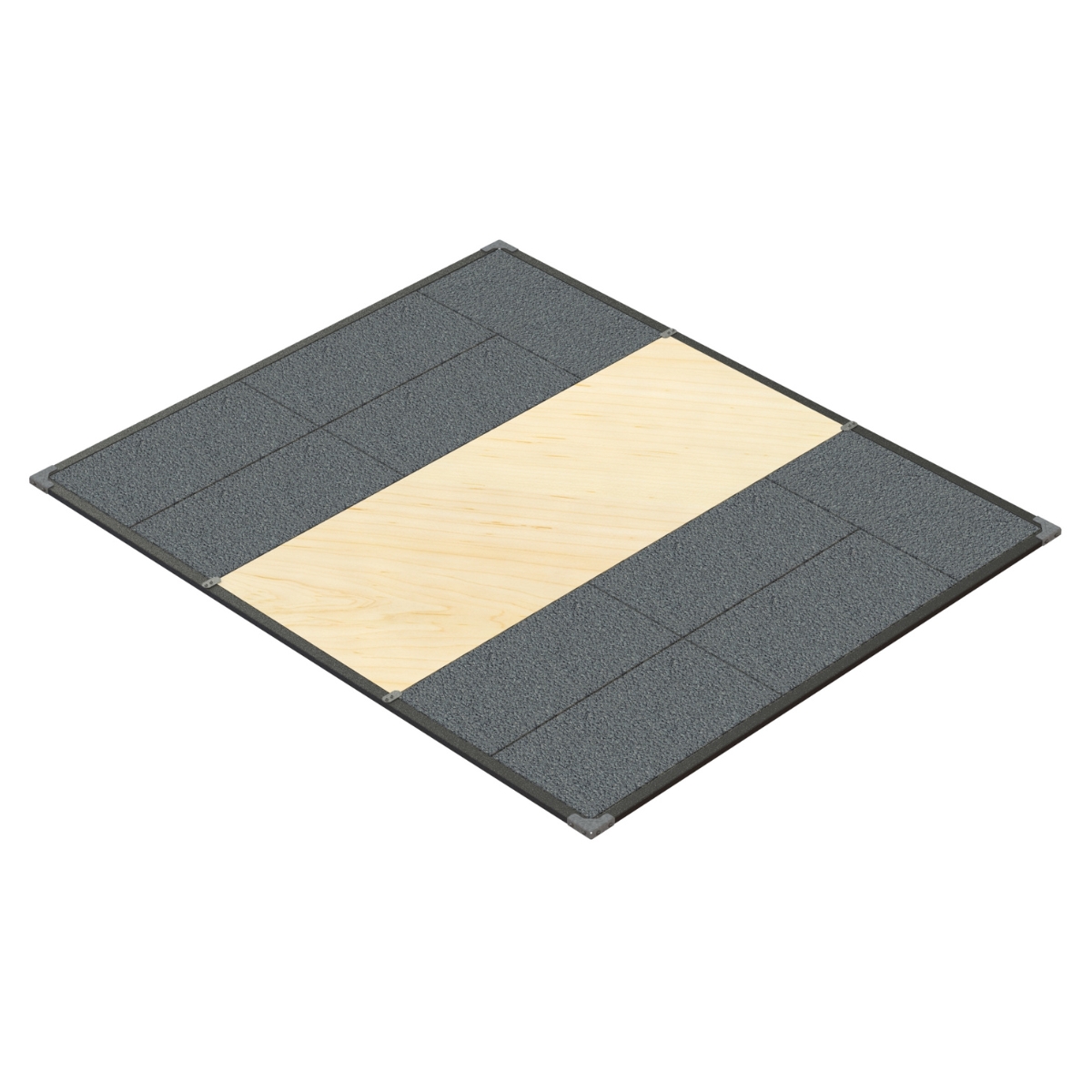 Svarcelšanas platforma ar koka centru 3 × 2,5 m (30 mm)
