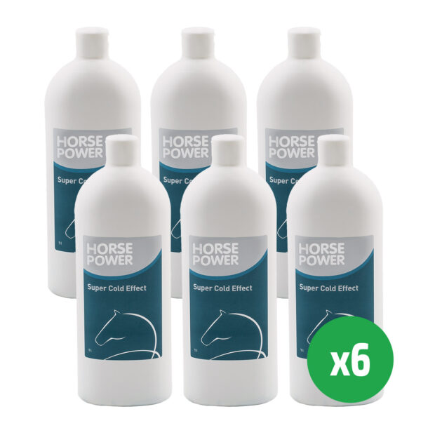 Horse Power Super Cold Effect aukstuma krēms 1 L × 6