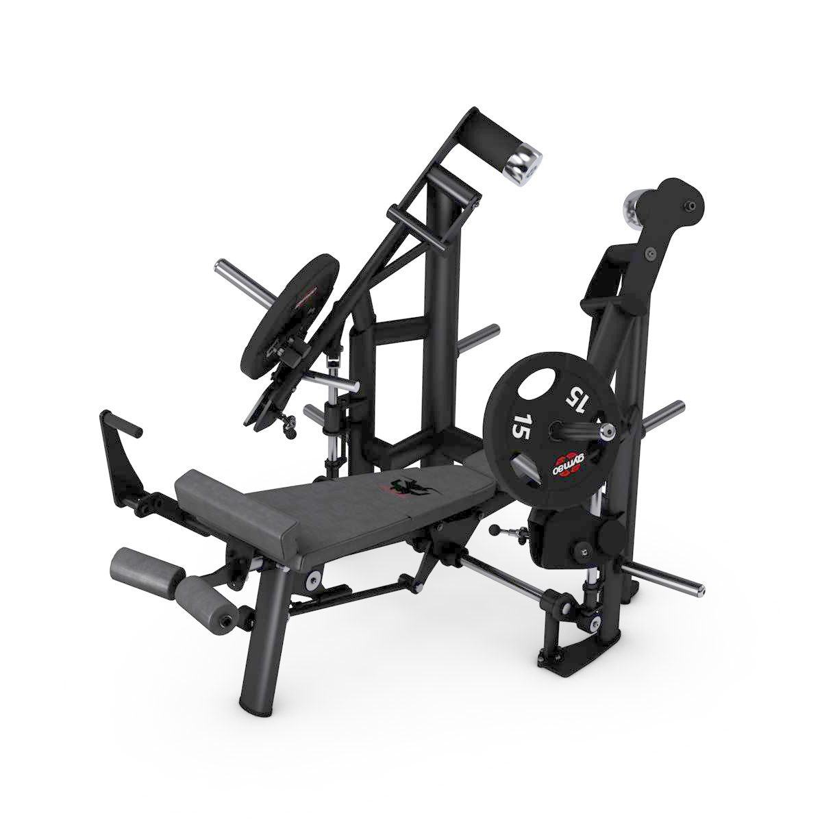 Gym80 Krūšu preses trenažieris ar negatīvu slīpumu, Pure Kraft Strong