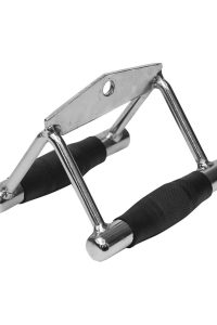 Wrange V-veida rokturis vilkšanas blokam ar gumijas satvērieniem