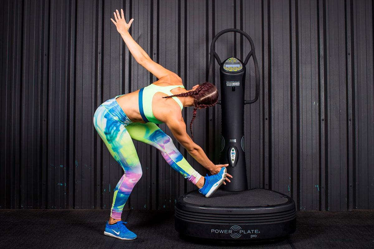 Power Plate Pro5 HP vibrācijas trenažieris - treniņš 3