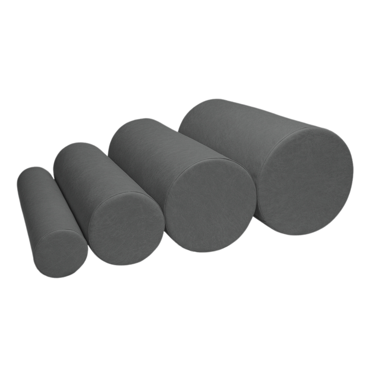 Fysioline Bobath rullīšu spilvens 20X100cm, antracīta krāsā. Produkta kods: 12504_anthracite