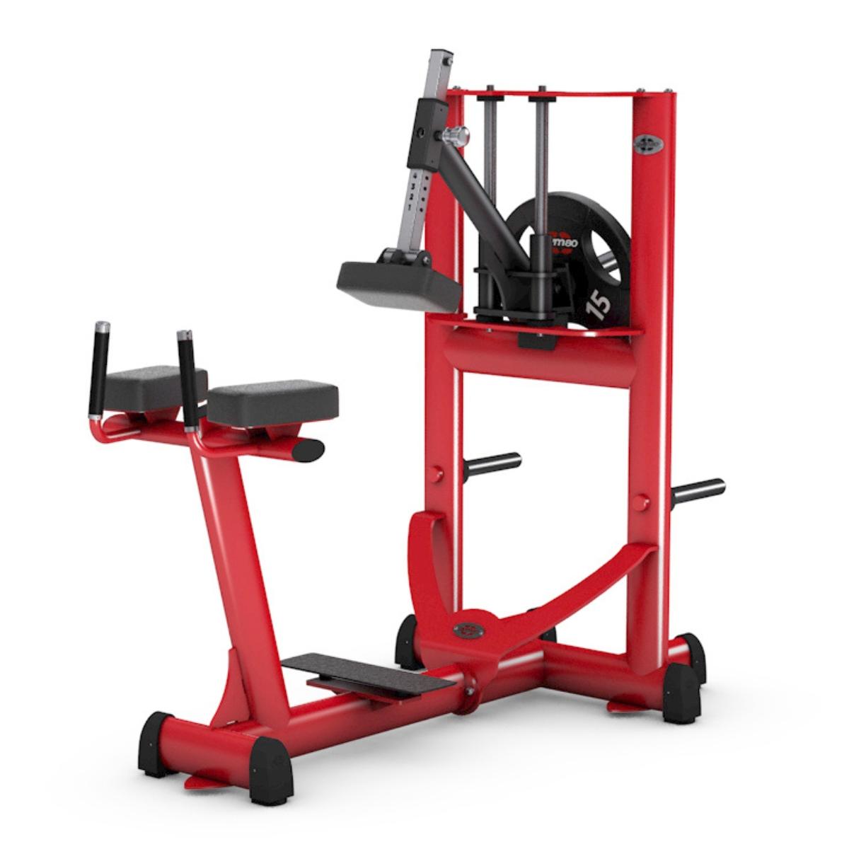 Gym80 Pure Kraft Donkey Calf ar brīvo svaru uzlādi