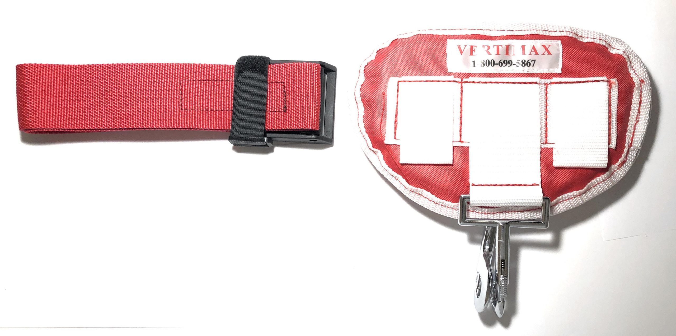 VertiMax vidukļa josta. Sarkana josta, maza – vidukļa apkārtmērs 56–81 cm