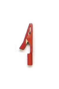 Sarkans krokodīlknaģa savienotājs, 2 mm