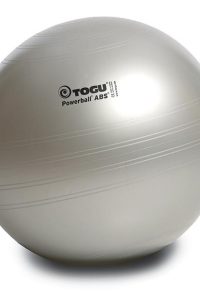 Sudraba krāsas PowerBall fitnesa bumba.